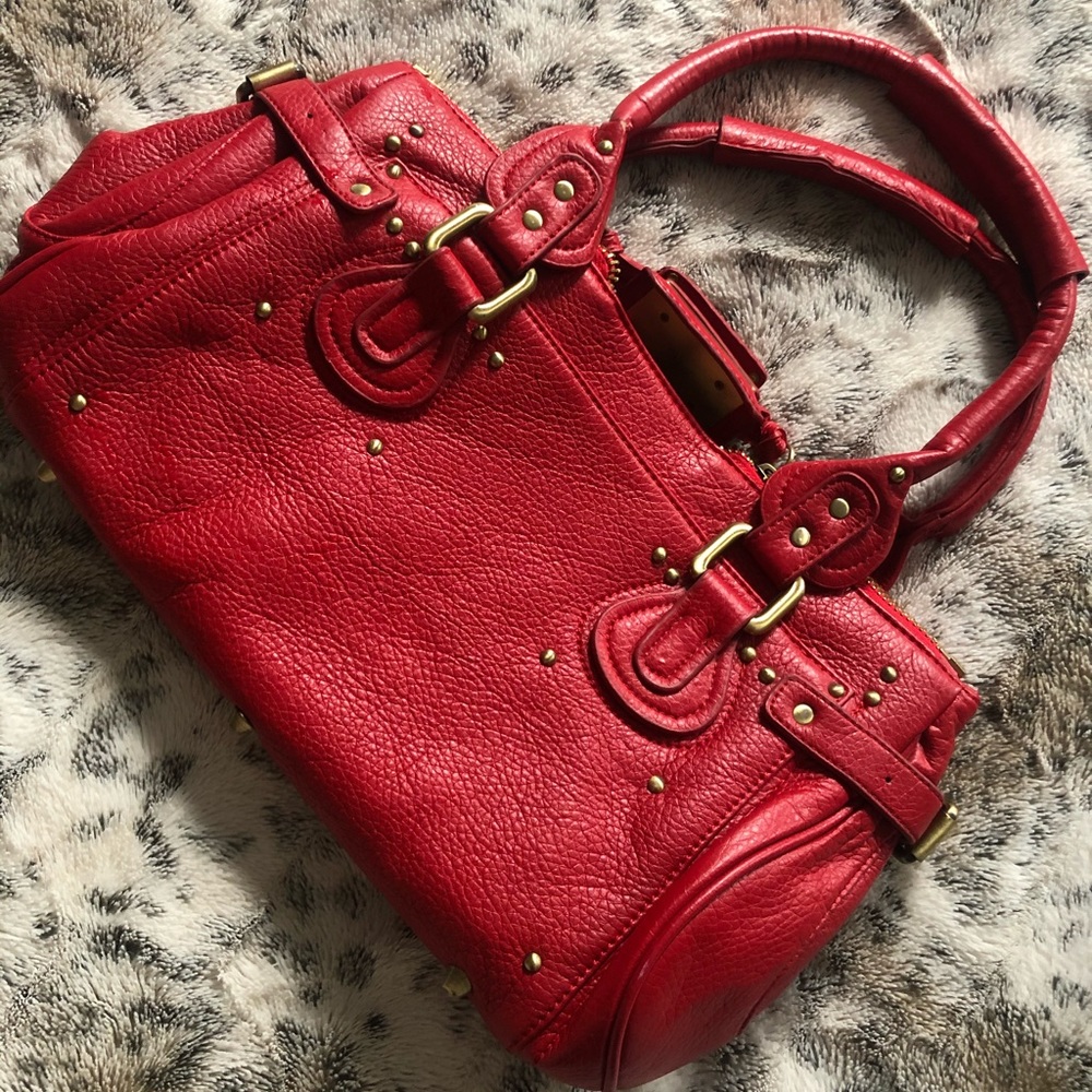 Red Chloe Handbag